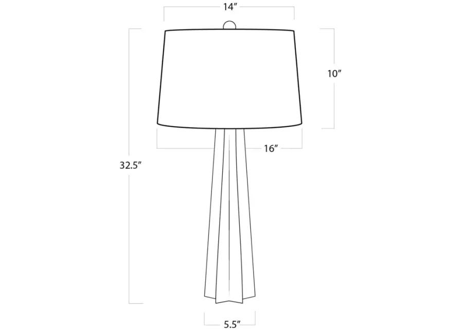 Glass Star Table Lamp