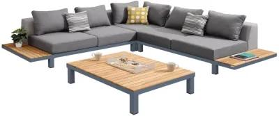 Polo 4-Piece Outdoor Sectional Set 