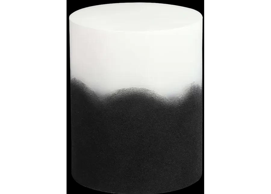 Matra Black and White Side Table