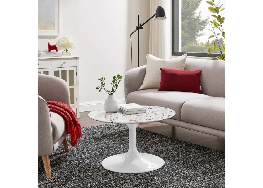 Lippa 28" Round Terrazzo Coffee Table