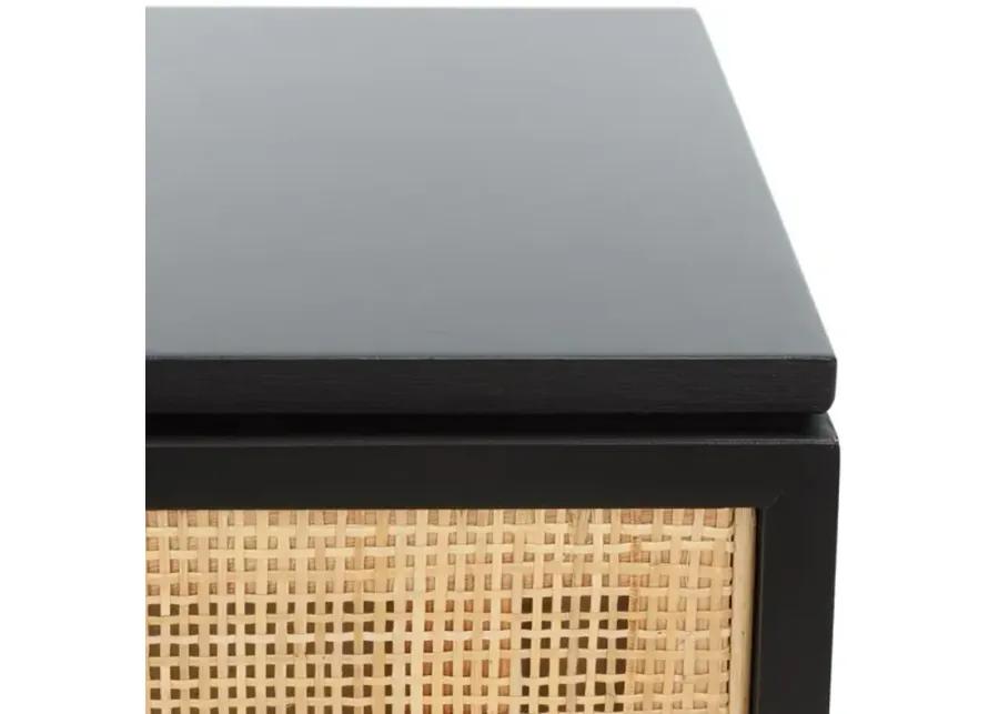 ZADIE 2 DRAWER RATTAN NIGHTSTAND