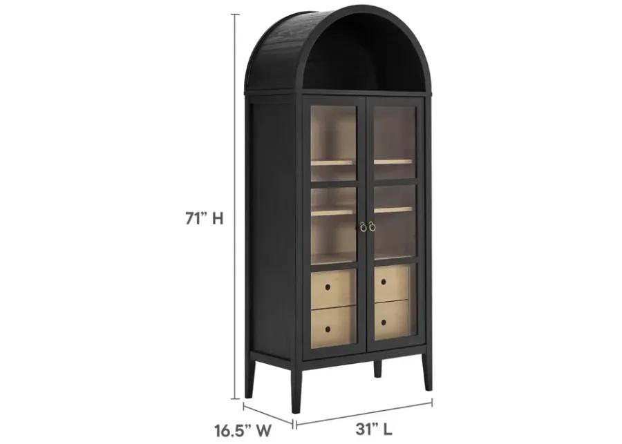 Nolan Tall Storage Display Cabinet