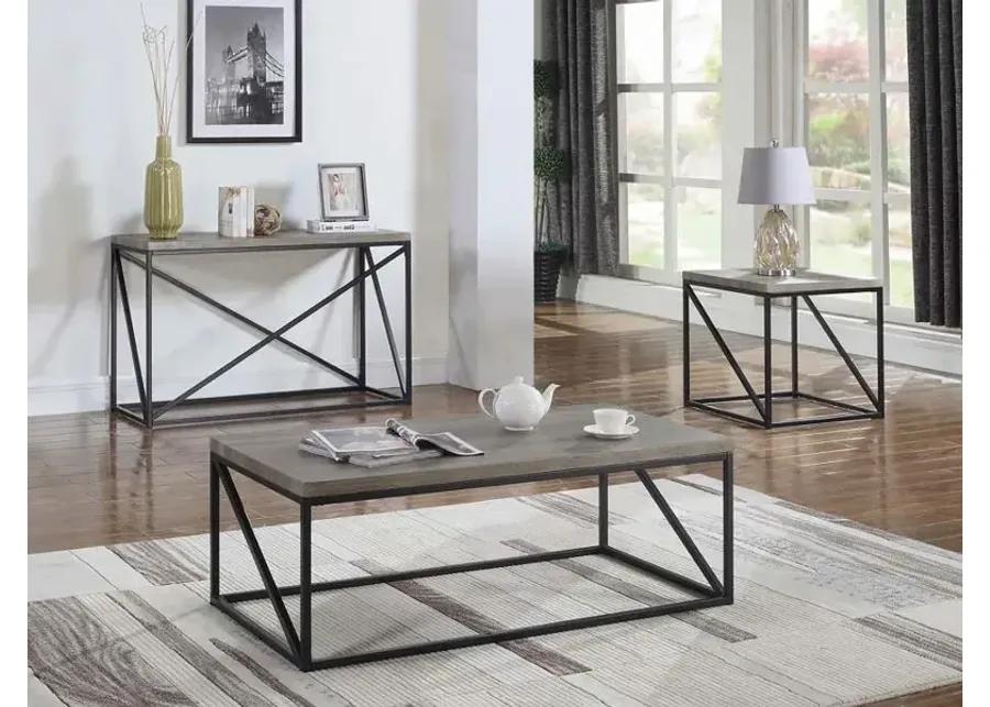 Birdie Rectangular Sofa Table Sonoma Grey