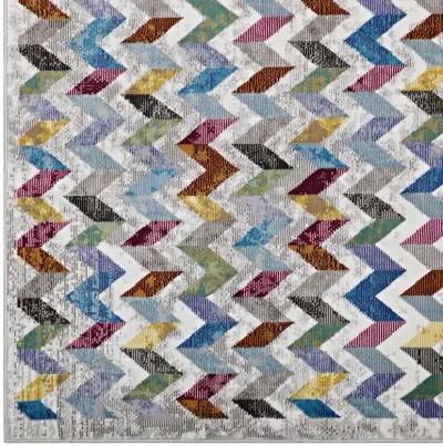 Gemma Chevron Mosaic 4x6 Area Rug