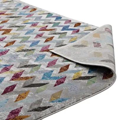 Gemma Chevron Mosaic 4x6 Area Rug