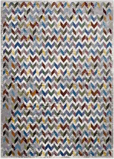 Gemma Chevron Mosaic 4x6 Area Rug