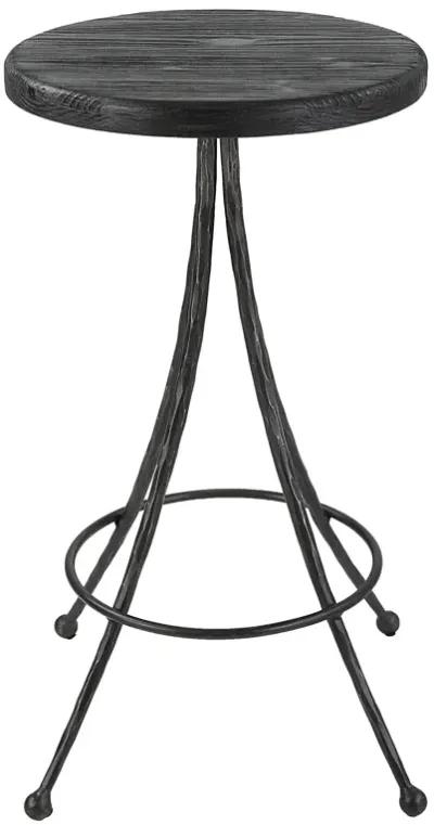 Sona Black Counter Stool