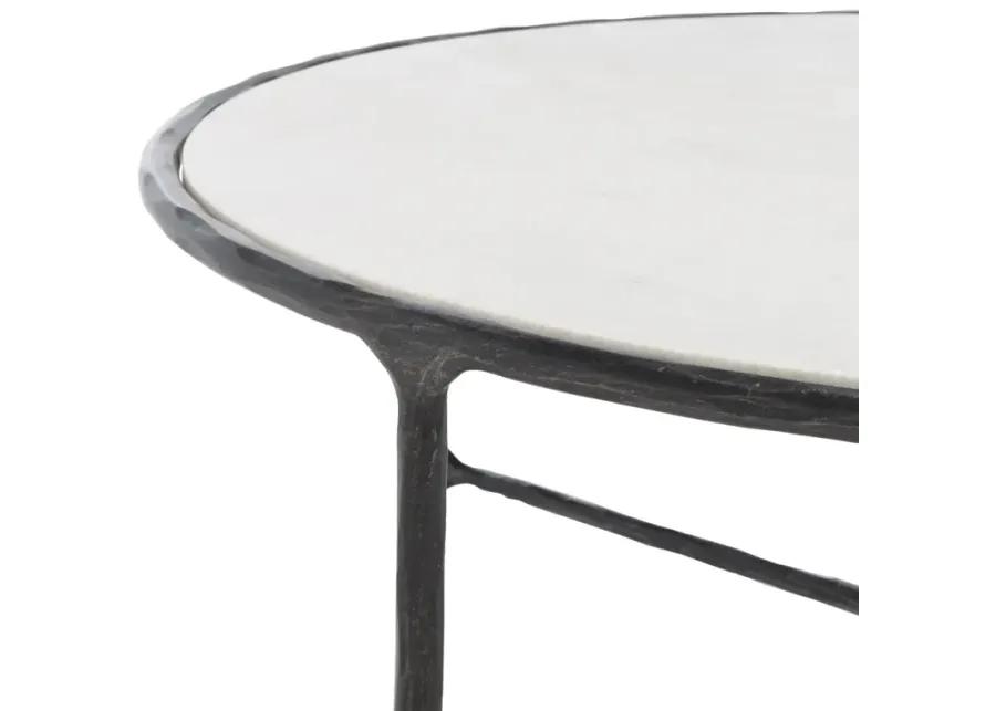 Jessa Round Metal Coffee Table