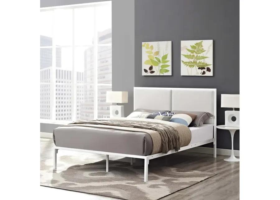 Della King Vinyl Bed