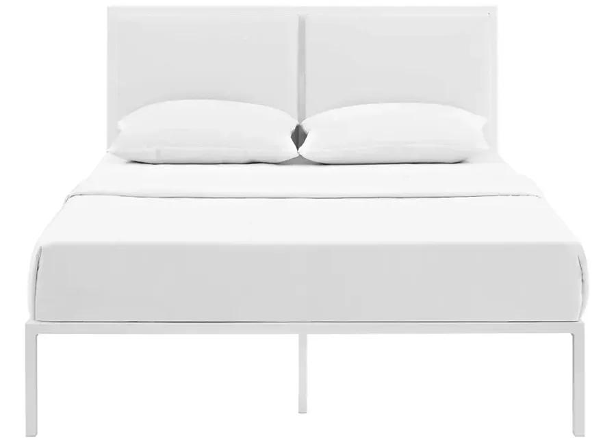 Della King Vinyl Bed