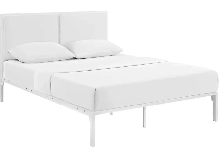 Della King Vinyl Bed