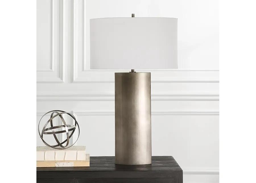 V-Groove Modern Table Lamp