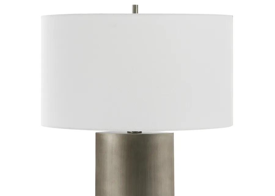 V-Groove Modern Table Lamp