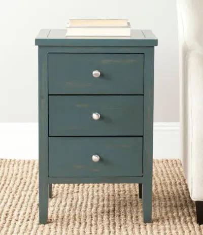 DENIZ NIGHTSTAND WITH STORAGE DRAWERS 