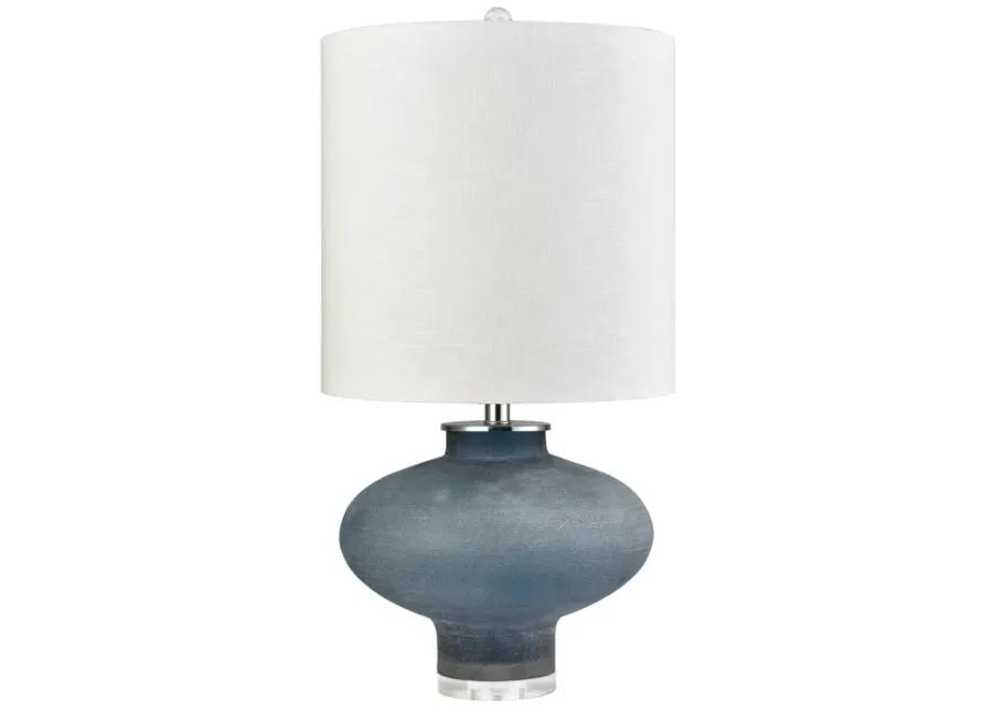 Skye 28'' High 1-Light Table Lamp - Frosted Blue