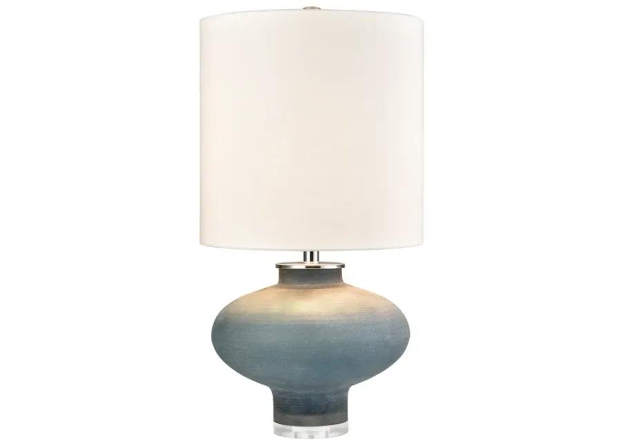 Skye 28'' High 1-Light Table Lamp - Frosted Blue