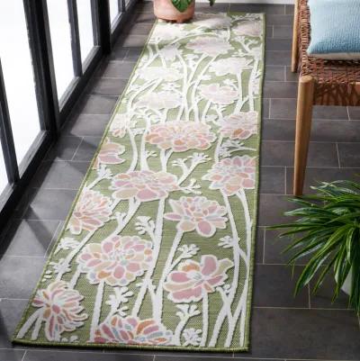 Cabana Collection CBN486Y Green / Pink Rug 