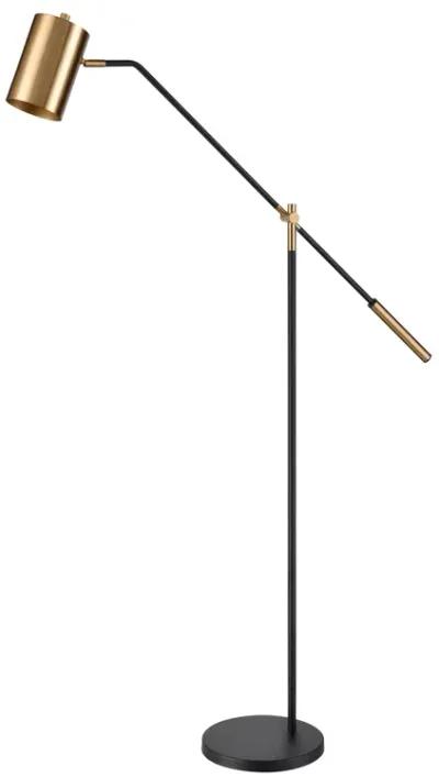 Oliver Avenue 64'' High 1-Light Floor Lamp - Matte Black - Includes LED Bulb