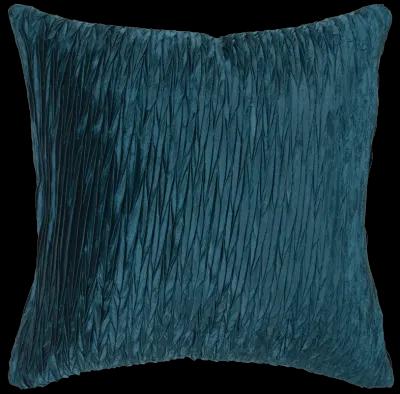 Stripe Peacock Blue Pillow