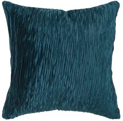 Stripe Peacock Blue Pillow