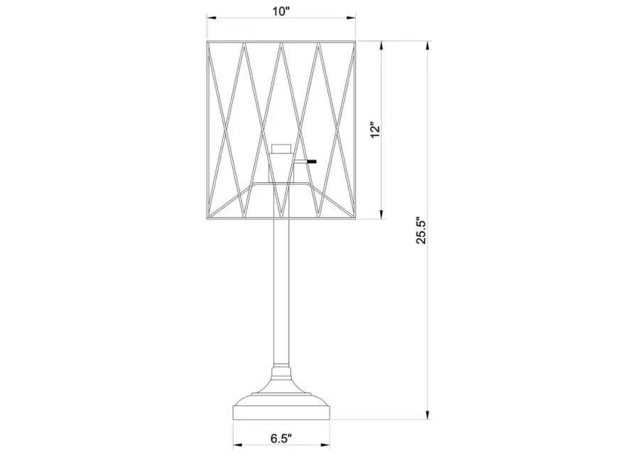 Mayfield Metal Slender Torch Table Lamp Black