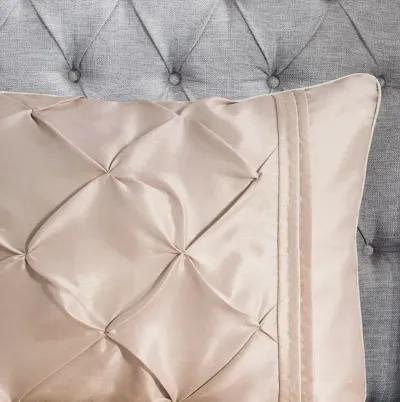 Madison Park Laurel Blush 7 Piece Tufted Comforter Set