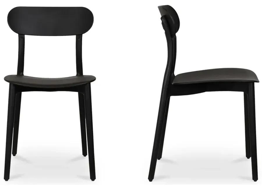 Kent Outdoor Dining Chair Black - Set Of Two