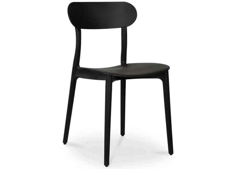 Kent Outdoor Dining Chair Black - Set Of Two