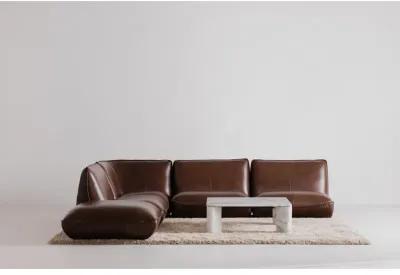 ZEPPELIN LEATHER OTTOMAN