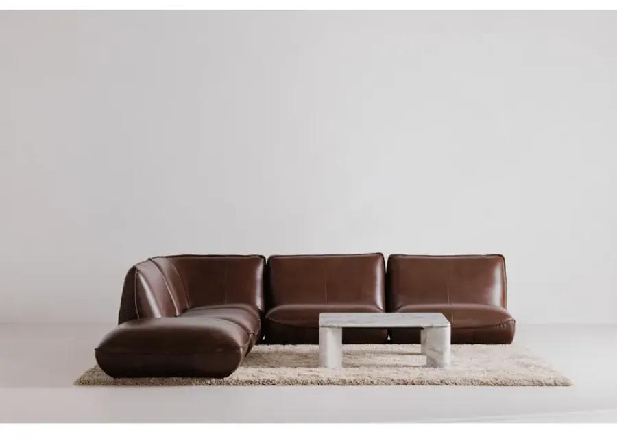 ZEPPELIN LEATHER OTTOMAN