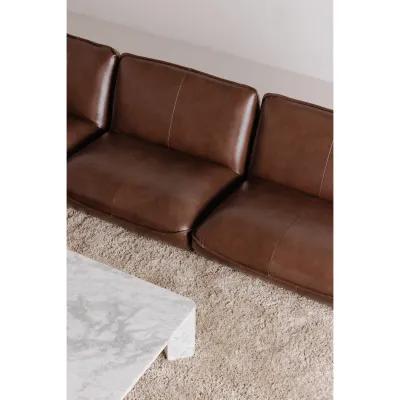 ZEPPELIN LEATHER OTTOMAN