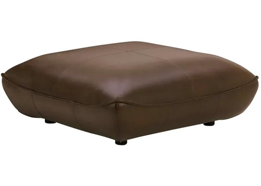 ZEPPELIN LEATHER OTTOMAN