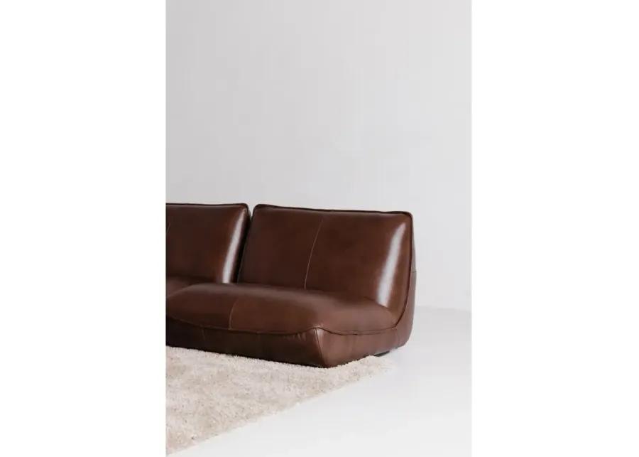 ZEPPELIN LEATHER OTTOMAN