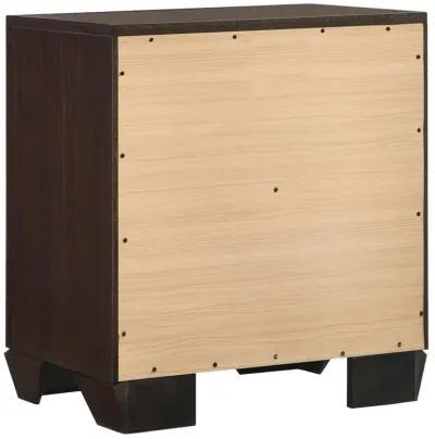 Kauffman 2-drawer Nightstand Dark Cocoa