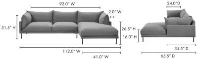 JAMARA RIGHT-FACING SECTIONAL