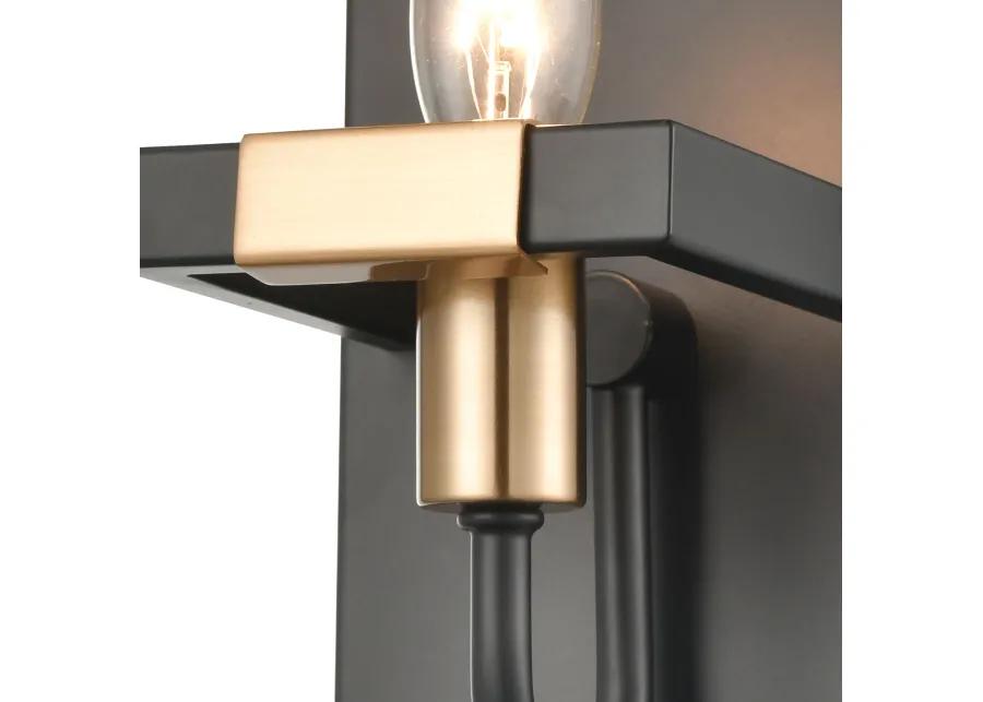 Heathrow 8" High 1-Light Sconce - Matte Black