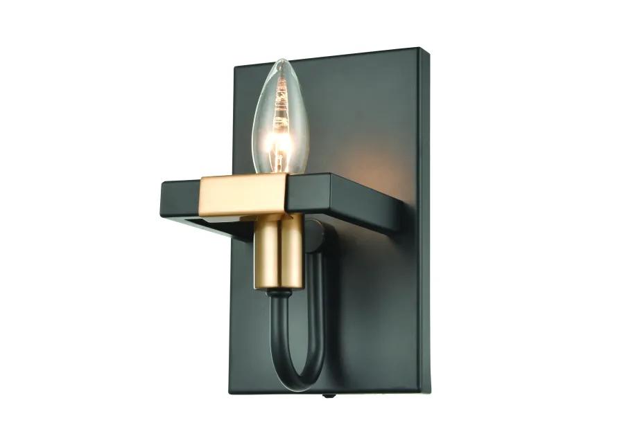 Heathrow 8" High 1-Light Sconce - Matte Black