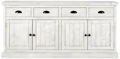 Quincy 4 Dwr 4 Dr Sideboard Nordic Ivory by Kosas Home