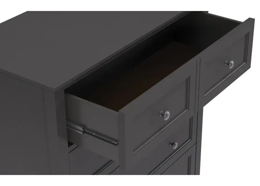 Grace Five Drawer Chest in Raven Black (2024)