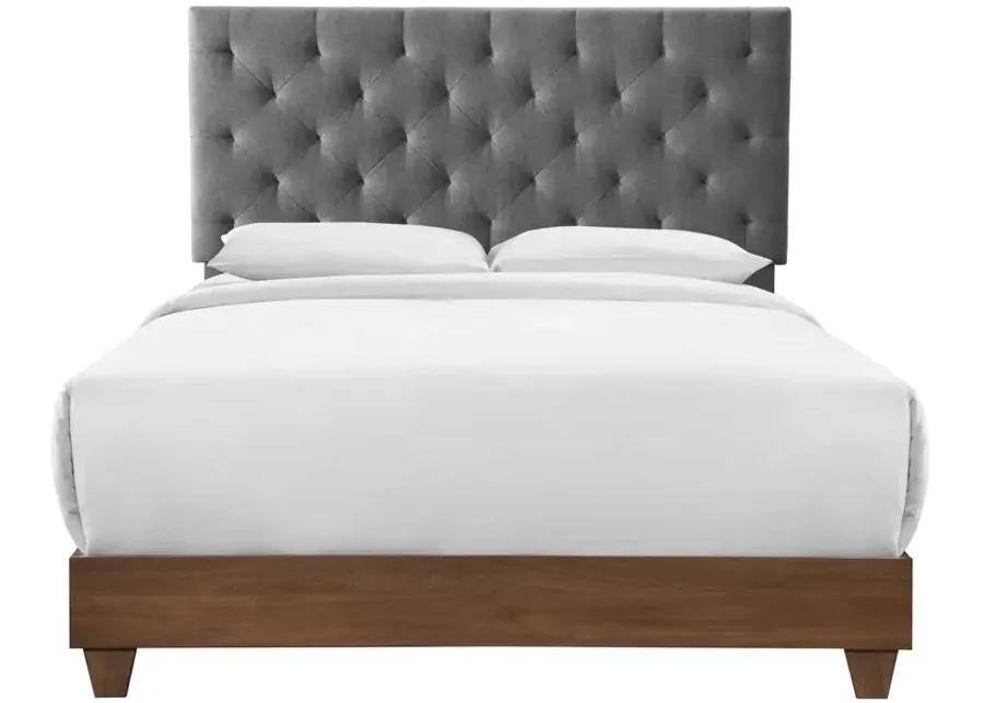 Rhiannon Diamond Tufted Upholstered Bed