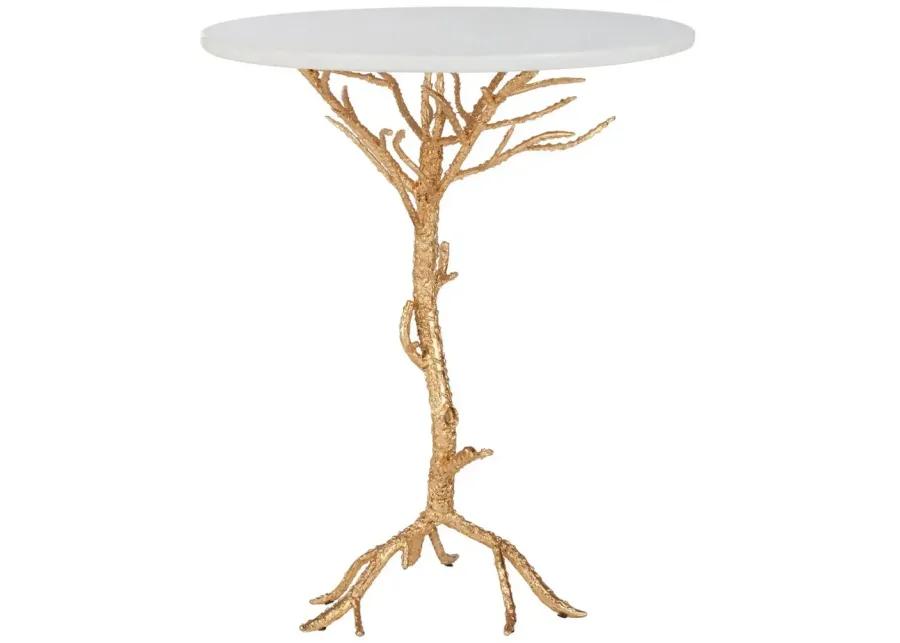 CAROLYN ROOTED GOLD ACCENT TABLE