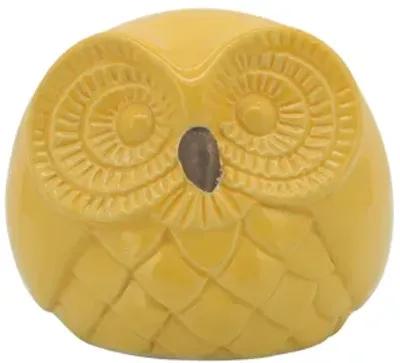 Cer S/3 Owls 7.5", Yellow