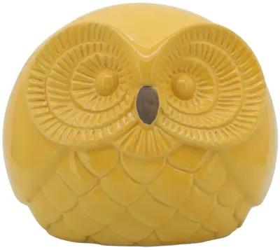 Cer S/3 Owls 7.5", Yellow