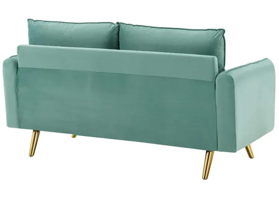 Revive Performance Velvet Loveseat