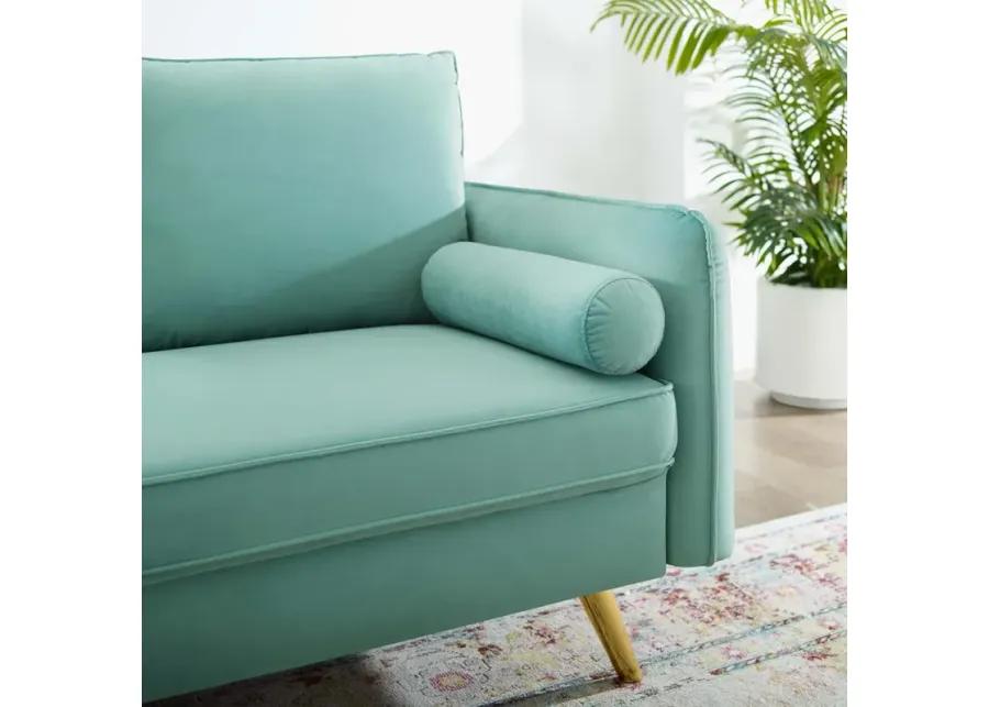 Revive Performance Velvet Loveseat