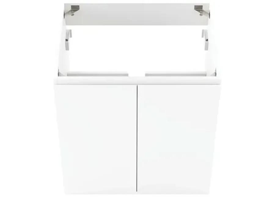 Vitality 24" Wall-Mount Bathroom Vanity (Sink Basin Not Included)