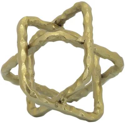 Metal 7" Square Orbs, Gold