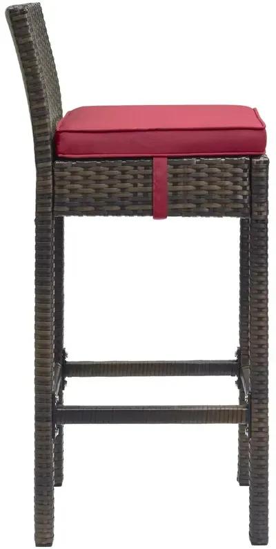 Conduit Outdoor Patio Wicker Rattan Bar Stool