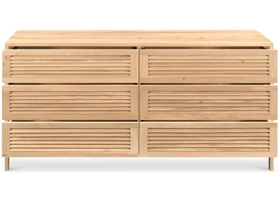 TEEDA 6 DRAWER DRESSER