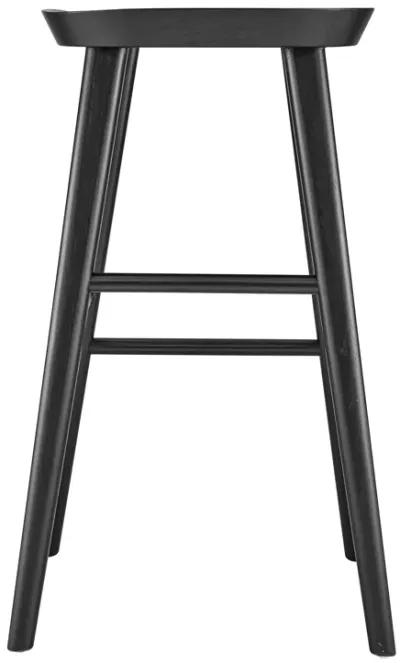 Vieno Bar Stool in Black - Set of 1